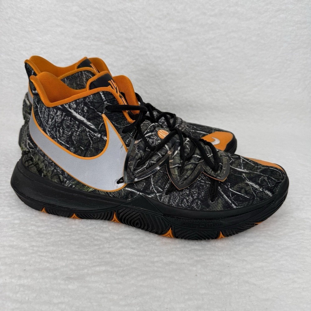 Nike Kyrie 5 Taco Camo Blaze Orange Men's 13 Basketball Shoes AO2918-902 2018